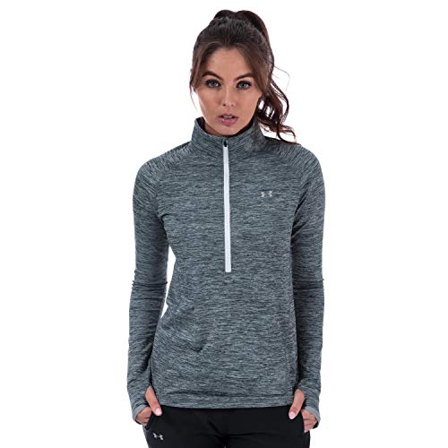T-Shirt Manches Longues Under Armour pour Courir au Frais en Automne Gris XS