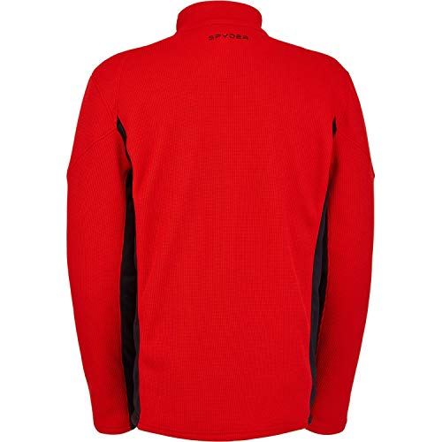 Image of Spyder Men's Bandit Hybrid 1 /2 Zip Fleece Ski Mid Layer Sweater Jacket