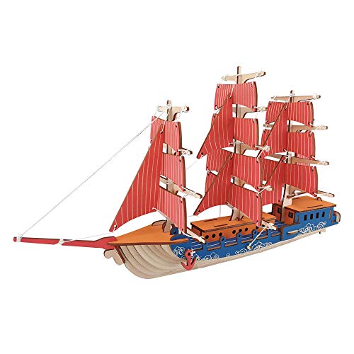 Amazon.com: BestPysanky Sailing Ship Model Kit - Wooden Laser-Cut