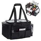 FRECOLSH Camping Gear - Organizador Grande de Utensilios de Parrilla con Soporte para Toallas de Papel,