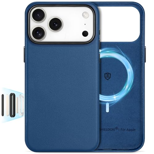 Coque iPhone 17 Pro Max en cuir fin contre les rayures et chutes du quotidien