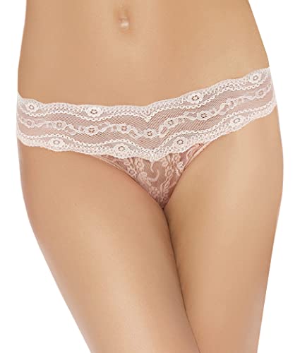 b.tempt'd by Wacoal Women's Lace Kiss Bikini Panty,Naughty Naked,Medium