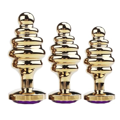 Plug anal en métal pour stimulation de la prostate et massage BDSM fétichiste - 6