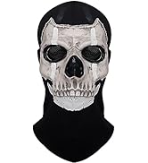 Joukavor Ghost Call of Duty Mask Cod Ghost MW2 Mask Skull Face Mask for Cosplay