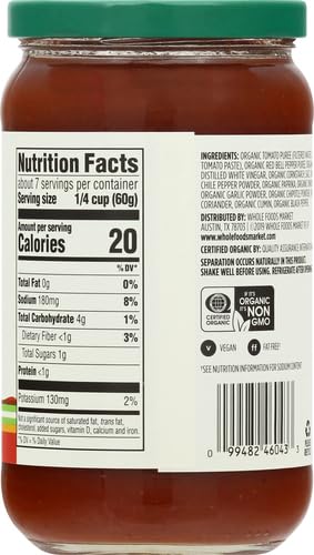 365 by Whole Foods Market, Organic Red Enchilada Sauce, 15.5 Ounce (Pack of 4) image 4