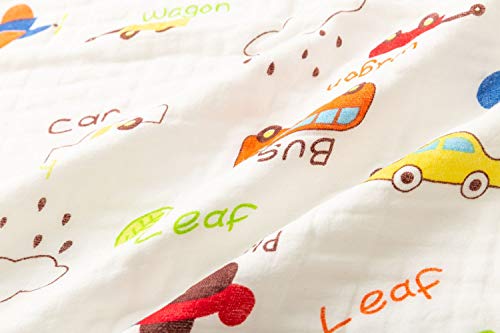 RECYCO Coperta in mussola per neonati, 110 x 110