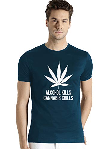Image of ADRO Men's Solid Regular Fit T-Shirt