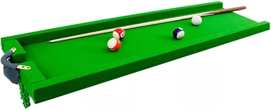 Portable Pool Table, Lightweight Billiard Training Table with Leveling Device for Living Room Game Room Garage