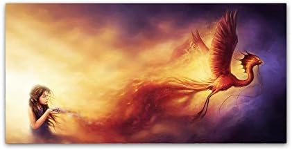 Out of the Ashes by JoJoesArt, 12x24-Inch Canvas Wall Art