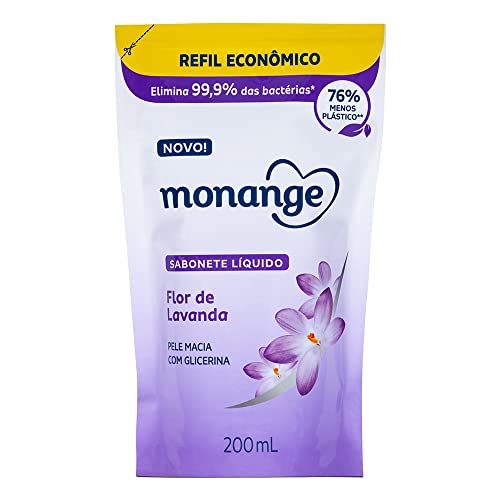 Coty Refil Sabonete Líquido Monange Flor De Lavanda 200Ml