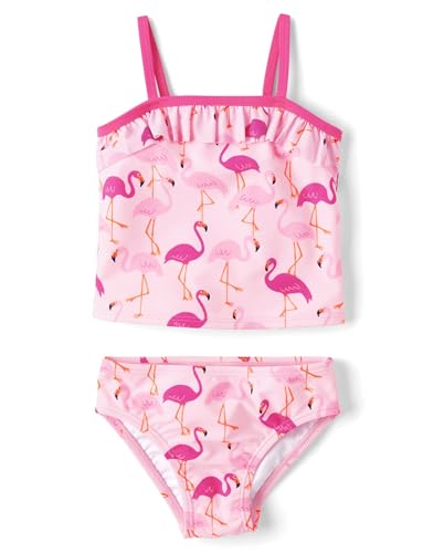 Image of The Children's Place Baby Girls' and Toddler 2 Piece Tankini Swimsuit