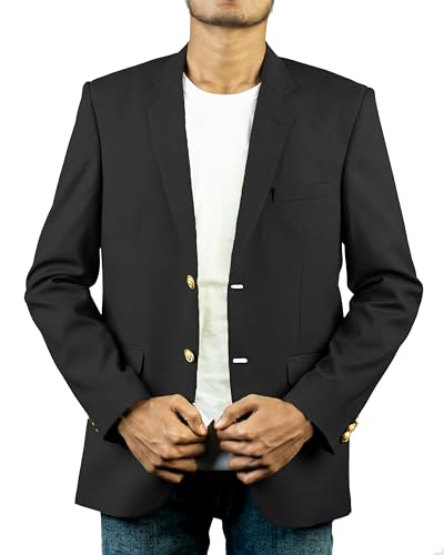 Mens Black Blazer Jacket | Black Sport Coat | Sport Black Jacket | Sports Black Jacket Blazer