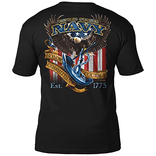 7.62 Design US Navy Fighting Eagle Mens Battlespace T-Shirt 2X