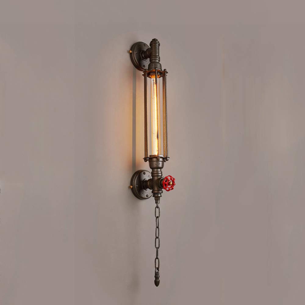 Lámpara, lámpara de pared de vidrio posmoderna, lámpara de pared de Arte de Hierro Creativo nórdico, lámpara de pared con Base G9 Simple, lámpara adecuada para dormitorio, mesita de Noche, Sala de es