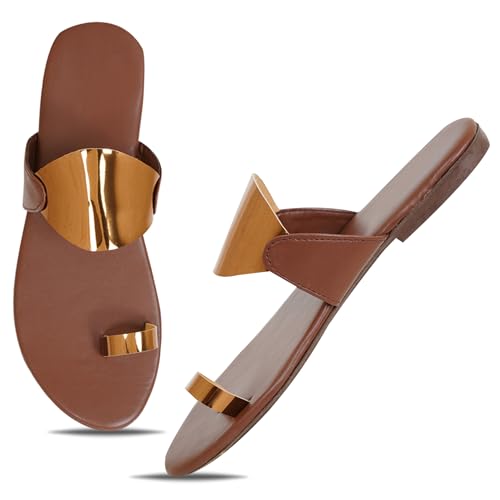 Image of DFR Women Casual Cushioned Flat Slippers Woman