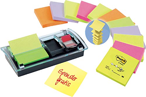 Post-it Z-Notes - Dispenser per appunti, 12 blocchi