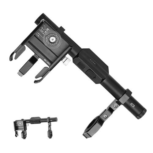 Guidon scooter antidérapant avec support téléphone étanche et éclairage