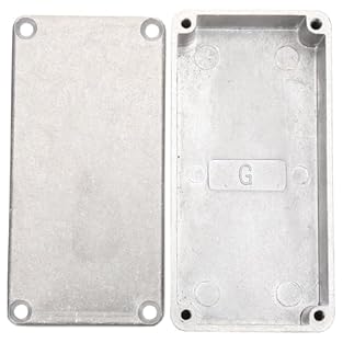 Aluminum guitar pedal enclosure:strict selection of materials and excellent workmanship you can use it for a long time in your daily life,aluminum pedal enclosure Pedal enclosure:it can be given as a to friends who like to play guitar this box is a v...