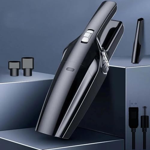 Image of REXERA 𝐖𝐢𝐫𝐞𝐥𝐞𝐬𝐬 Handheld Portable Car 𝐕𝐚𝐜𝐮𝐮𝐦 𝐂𝐥𝐞𝐚𝐧𝐞𝐫 2IN1 | Rechargeable 2X High Power Multiuse Cordless Mini Vacuum 𝐂𝐚𝐫 & 𝐇𝐨𝐦𝐞 Dual Use Vacuum Claner* (Black Slate)