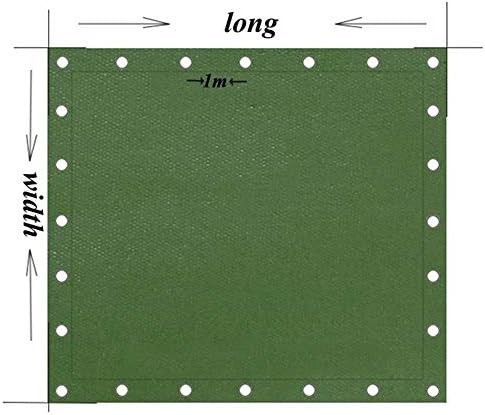 Heavy Duty Fire Retardant Tarpaulin - 21.65 Mil Fireproof PVC Tarp Cover with Grommets, Reinforced Edges, Tear Resistant, Waterproof for Outdoor Use