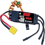 DYS 60A 2-6S Brushless ESC with 5V/6A SBEC with XT60 & 3.5mm Plug for RC Fixed-Wing Aircraft Helicopter