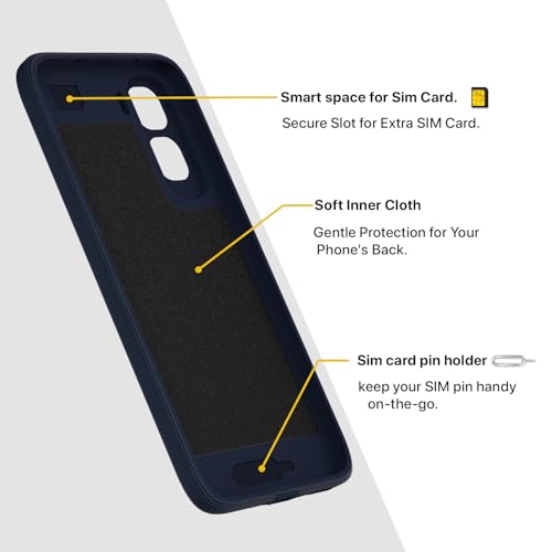 Image of Pikkme Back Cover for Vivo T5 Pro 5G Soft Matte Silicone Mag-Safe Design (Mag-Safe Not Support) Camera Protection | Slim Fit Bumper Cover (Blue)