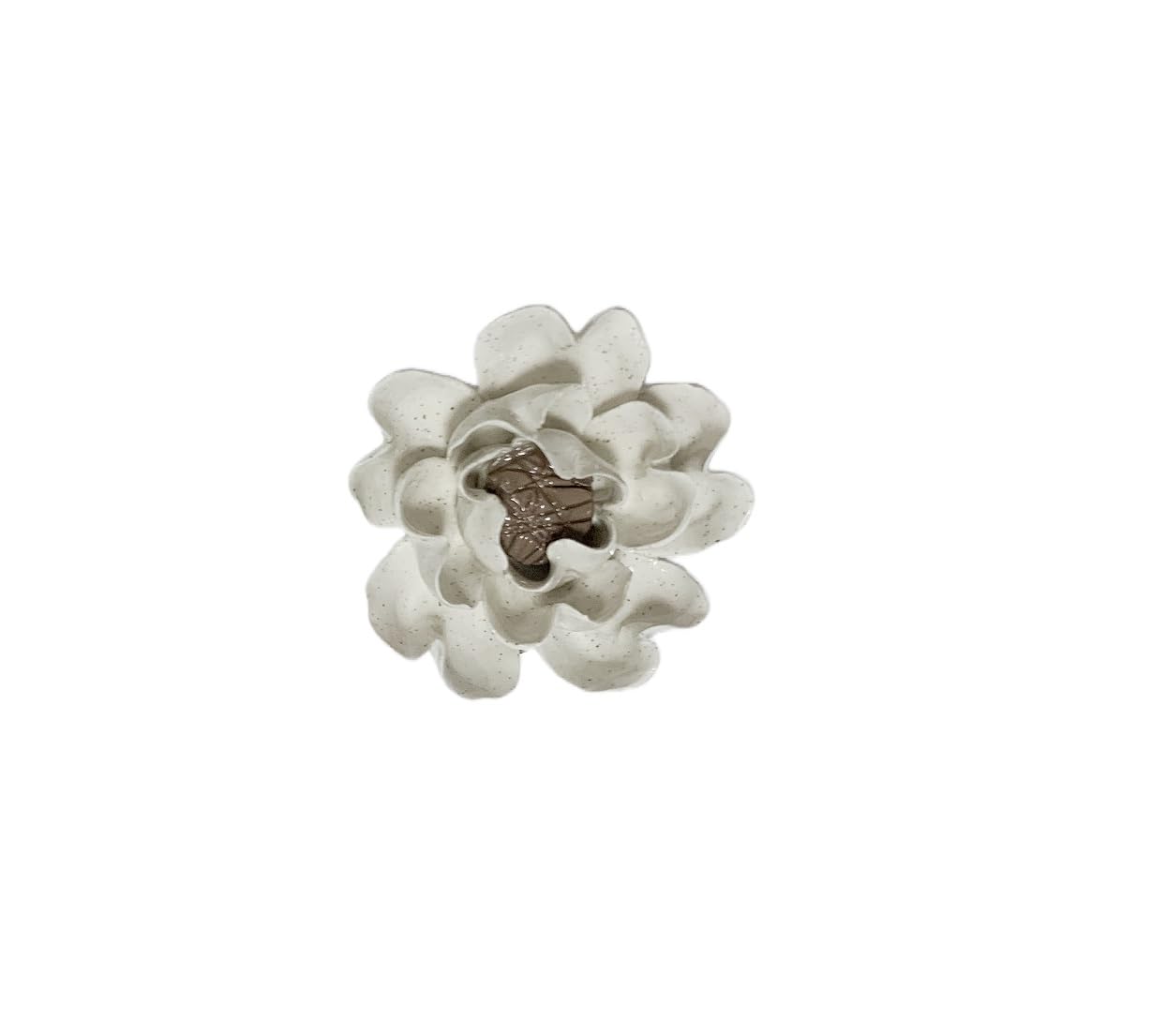 Ceramic Flower Wall Art Decor, Artificial Flower Wall Sculpture,Handmade Ceramic Flowers for Home,Hallway,Living Room, Kitchen,Bathroom (Spotted Color,Luoyang Peony, 2.76")