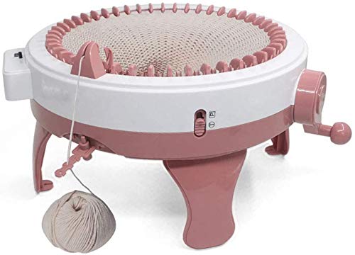 Facaing Knitting Machine, 48 Needles Weaving Loom Round Knitting Machines, Knitting Board Rotating Double Knit Loom Kit for Sock/Hat/Pumpkin, Weaving Loom Kit for Adults or Kids
