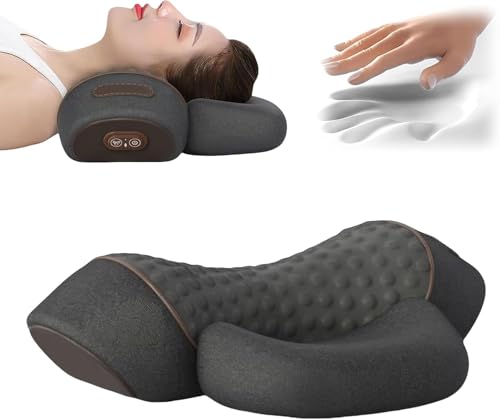 Artuvate Cervicale 2026 New 3 in 1 Massager Relief Massager with Heat with Traction to Help Sleep for Neck Stretcher Relaxe (Wireless-Dark Gray)