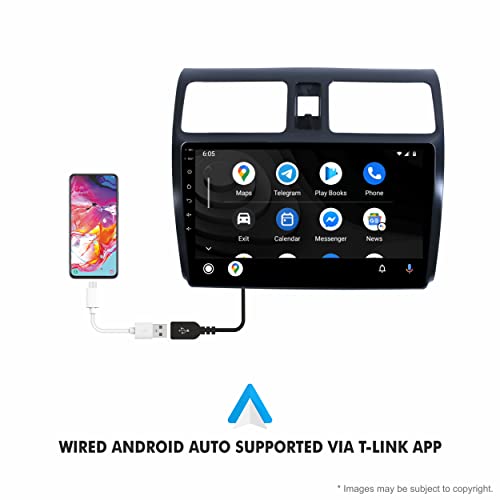 Image of 10 Inches Advanced Car Radio Receiver Android 10 System for Maruti Suzuki Old Swift (2005-10) with 2GB /16GB RAM & ROM with Apple Carplay and Android Auto