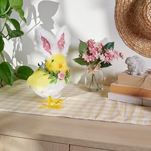 Primitives by kathy bunny ear chick sitter  urban country home decor