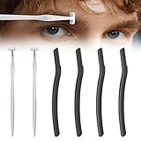 Eyebrow Razors for Men 6Pcs, Japanese Blades Precision Dermaplane Razors, Small Eyebrow Trimmer Set, Multipurpose Exfoliating Dermaplaning Tools for Peach Fuzz, Small Face Razors for Men and Women