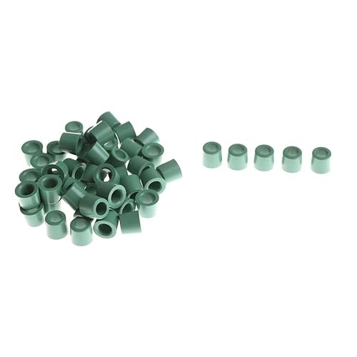 Miniatura 6 de Verde 50 piezas de manguera de carga de aire acondicionado de 14 pulgadas, kit de junta de válvula de 14 pulgadas, kit de sello de reparación de