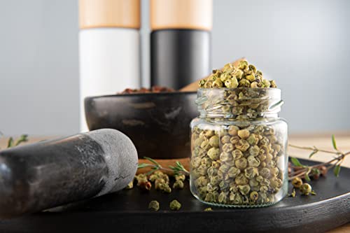 FOODOKO FINEST - Pfeffer Gewürze Geschenke Set | 6 aufregende Pfeffersorten im Probierset | Ganze Pfefferkörner geeignet für die Pfeffermühle (75g)