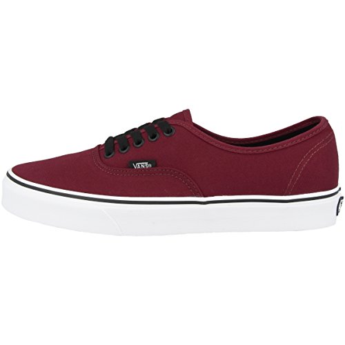 Vans - U Authentic - Baskets Basses - Mixte Adulte - Rouge (Port Royale/Black) - 47 EU