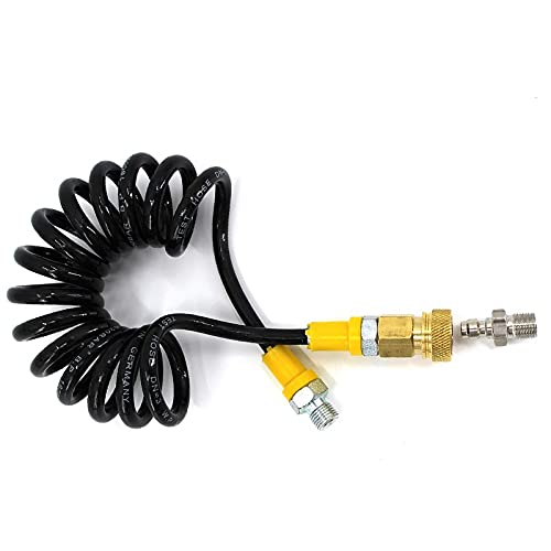 Tuyau Haute Pression UP100 M10x1 En Nylon - Accessoire Pompe à Air PCP Pour Vélo, Pneumatique Et Gonflage 100cm