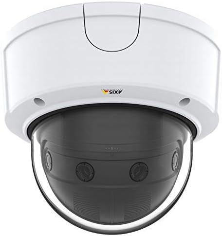Axis Communications P3807-PVE Dome Camera mounted on a ceiling