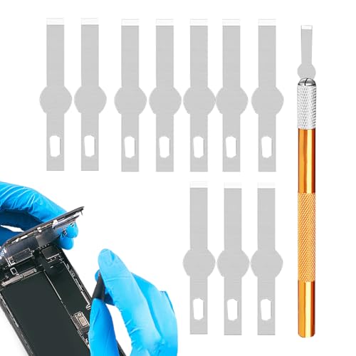 Utensili a leva per elettronica, rimozione della colla per elettronica, spudger apriscatole con manico antiscivolo per la riparazione del display | Per aprire orologi portatili e rimuovere coperture