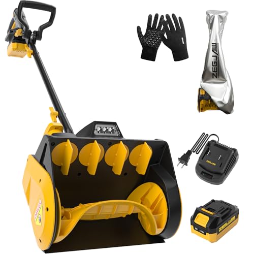 ZEGJAW 12-Inch Cordless Snow Shovel