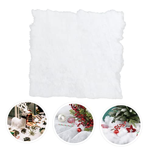 Gadpiparty 1 Folha De Natal Neve Algodão Cobertor Macio Branco Tapete Ao Ar Livre Tapete Interno Inv