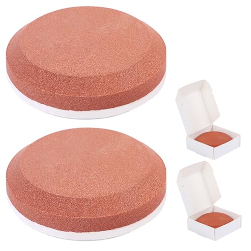 2 PCS Axe/Hatchet Sharpening Stone 180/320 Grit, Professional WhetstoneSharpener Dual Grit Multi-Purpose Hatchet Sharpener with Portable Box, for Garden Tools, Chisels