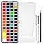 Solid Watercolor 52 Color Blue Case