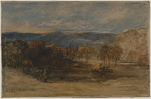 Art Tableau Abbaye de Bolton de David Cox pour Salon Elegant 60x90cm