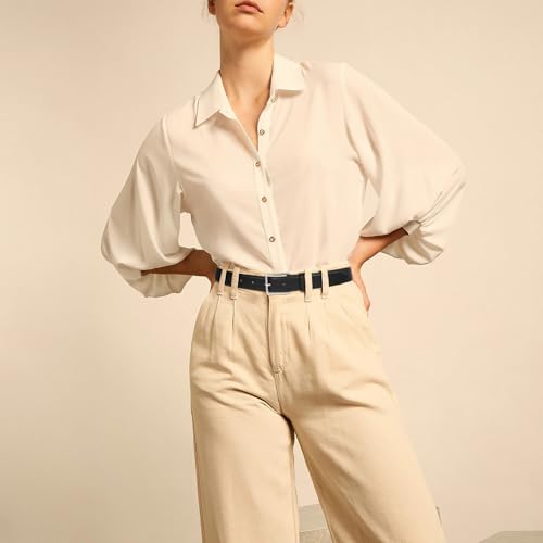 VONMELLI Belt for Women, Women's Leather Belt for Jean Dress, Fashion Ladies Belts with Rectangle Buckle4