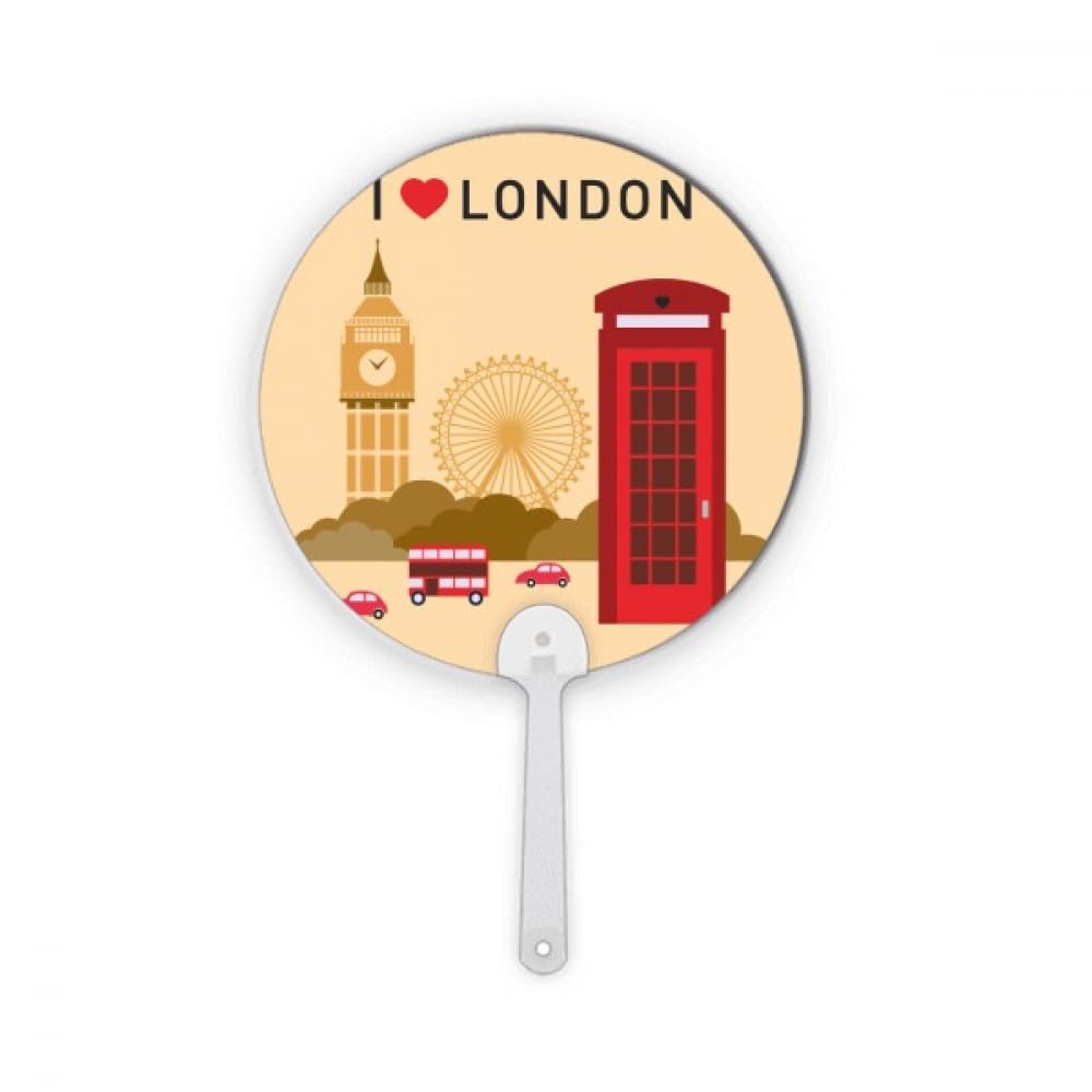 Drapeau rond en plastique London UK pour la décoration de bureau de poste