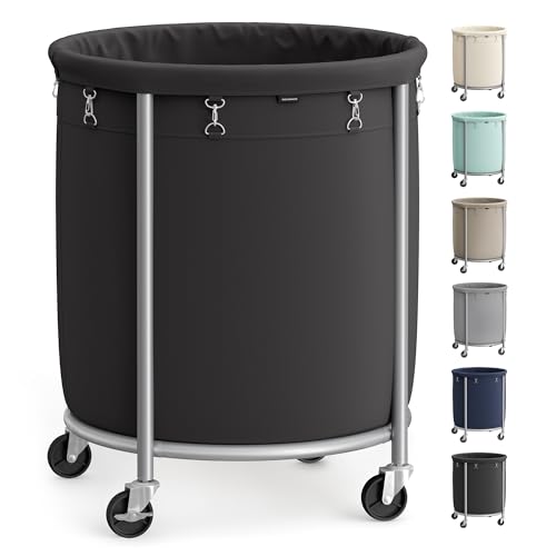 Songmics 50.2-Gallon Laundry Basket with Wheels