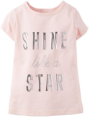 Carter's Little Girl's Slogan Top (Toddler/Kid) - Shine Like A Star - 4T