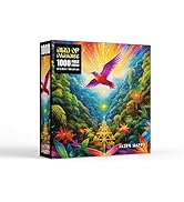 Jigsaw Puzzle for Adults and Families - 1000 Pieces - Bird of Paradise - Jazen Happy - 27x20 inch...