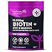 Price comparison product image Nutravita Biotin Hair Growth Supplement 10,000mcg - Scientifically Proven to Maintain Normal Hair Skin & Nails - 180 High Strength Vegan Tablets with Zinc & Selenium - Biotin Vitamins for Women & Men