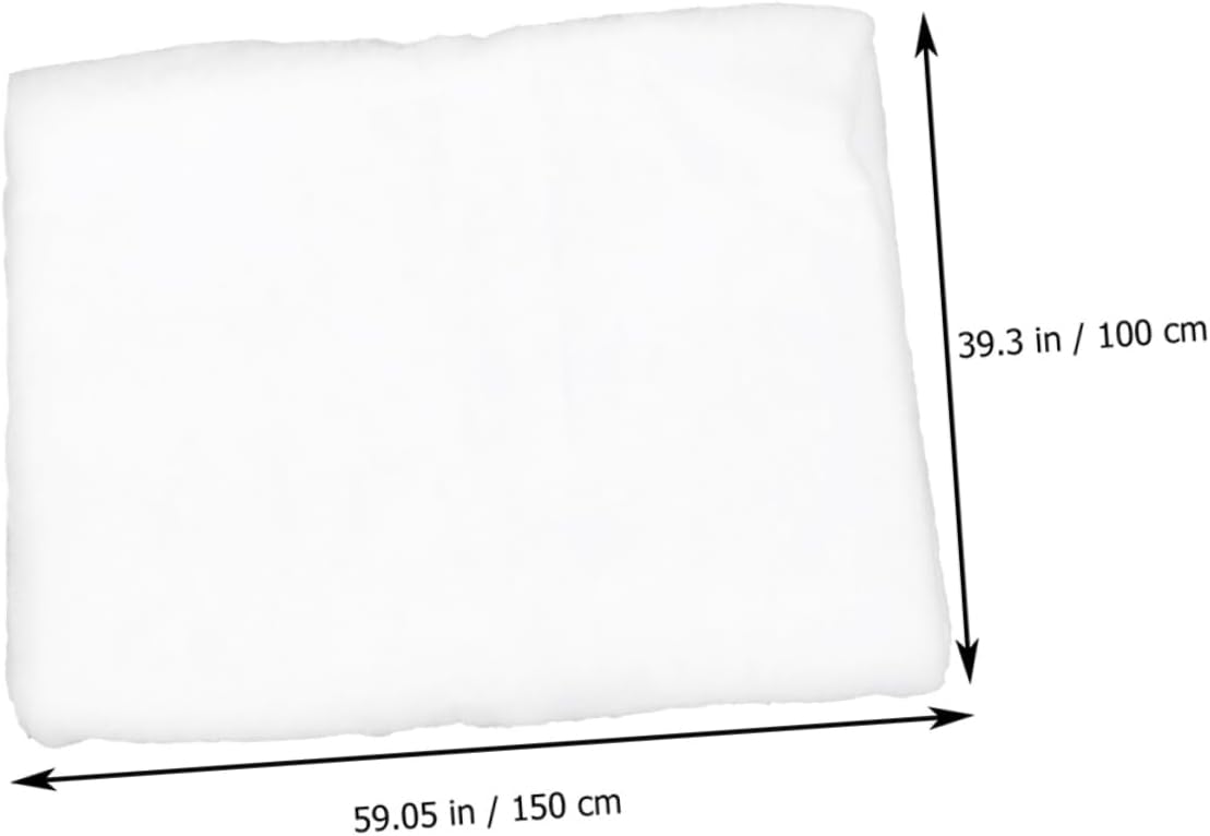 Cabilock 2pcs Faux Snow Blanket for Holiday Decor Artificial Snow for Indoor Village Display Crafting No Yellowing Versatile Decoration for Christmas and Events